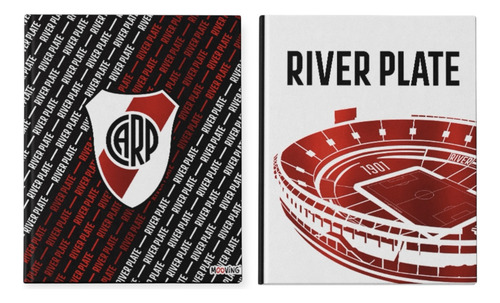 CUADERNO ABC RIVER PLATE 48 HOJAS RAYADO 90 GRAMOS MOOVING