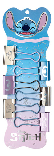 SET CLIPS DE 25MM DISEÑO EXCLUSIVO STITCH MOOVING