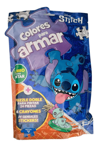 PACK COLORES PARA ARMAR PUZZLE DOBLE PARA PINTAR 24PZ