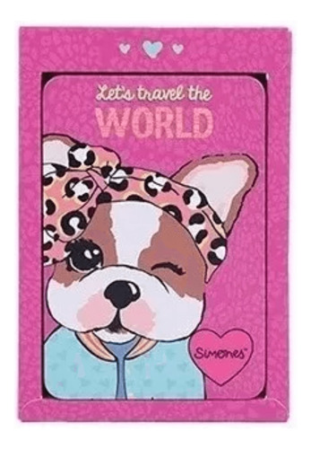 CUADERNO ANOTADOR TAPA METÁLICA 10X15CM SOFIA SIMONES