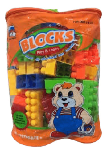 JUEGO DE BLOQUES 55 PIEZAS JUEGA Y APRENDE EDUCATIVO EN71