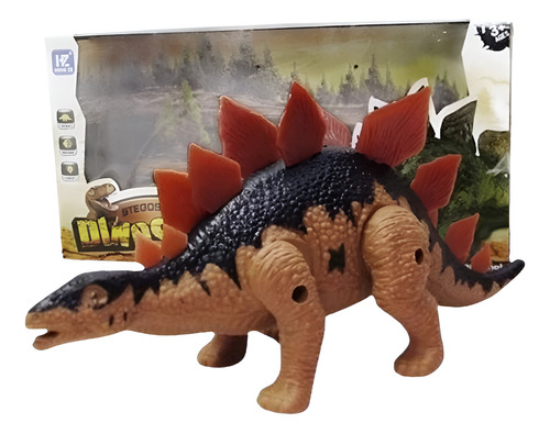 JUGUETE DINOSAURIO LUZ SONIDOS CAMINA STEGOSAURUS