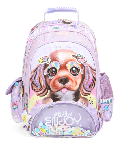 MOCHILA ESCOLAR ESPALDA 18 DOG CHIMOLA