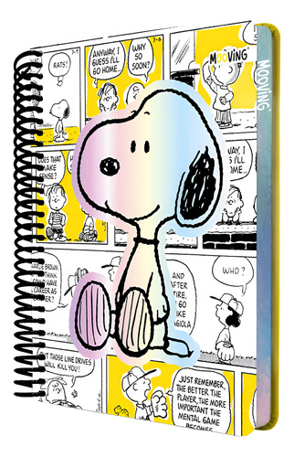 CUADERNO PREMIUM MOOVING MEDIO OFICIO 96 HOJAS 80G SNOOPY