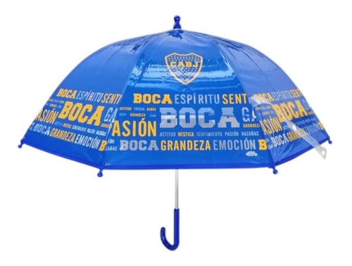 PARAGUAS INFANTIL BOCA JUNIORS CABJ LA MITAD + 1