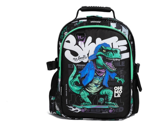 MOCHILA JARDIN ESPALDA 14 PULGADAS SKATER CHMLDINO CHIMOLA