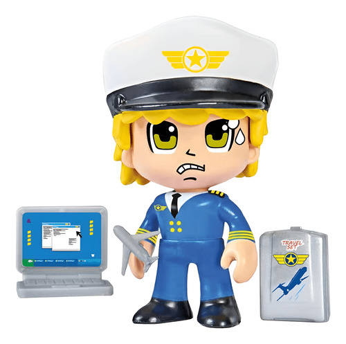 FIGURA PILOTO CON ACCESORIO PINYPON ACTION FAMOSA