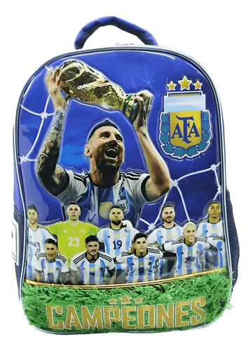 MOCHILA JARDIN ESPALDA 12 AFA SELECCIÓN ARGENTINA MESSI COPA