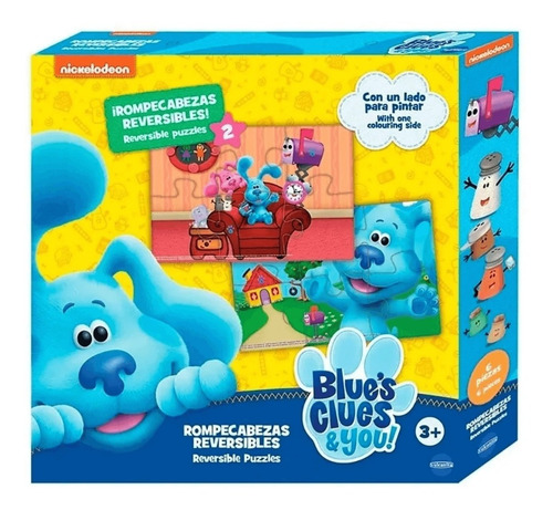ROMPECABEZAS PUZZLE REVERSIBLES LAS PISTAS DE BLUE