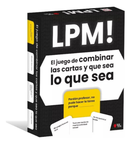 JUEGO DE CARTAS PARTY LPM TOP TOYS