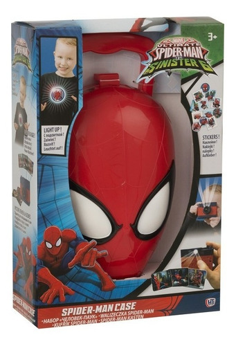 VALIJA MALETIN PROYECTOR CON LUZ SPIDERMAN AVENGERS MARVEL
