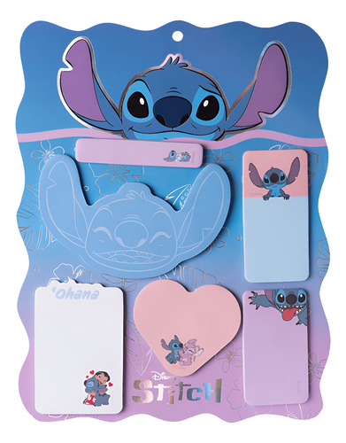 SET DE NOTAS ADHESIVAS MOOVING MAW STITCH DISNEY