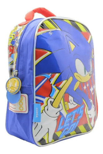 MOCHILA JARDIN ESPALDA 12 SONIC SEGA INFANTIL SO116 CRESKO