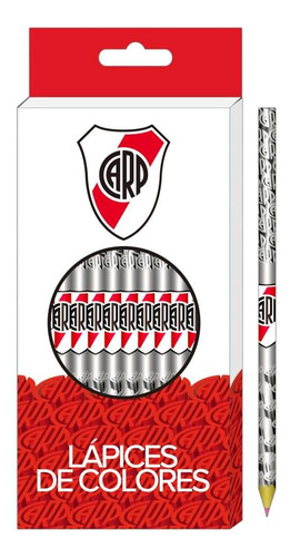 LAPICES DE COLORES ESCOLARES RIVER PLATE CARP CRESKO