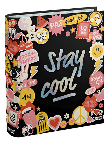 CARPETA ESCOLAR A4 2X40 SMILE FEVER MOOVING