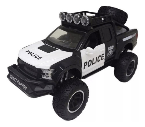 AUTO POLICIA A FRICCION LUZ Y SONIDO CITY SERIES