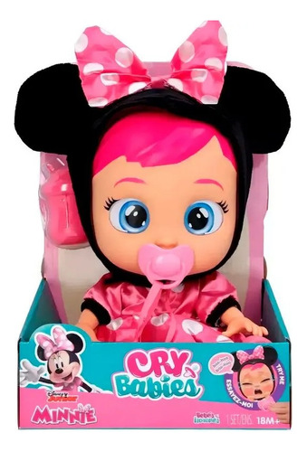 CRY BABIES MUÑECA 30CM DISNEY MINNIE BEBES LLORONES