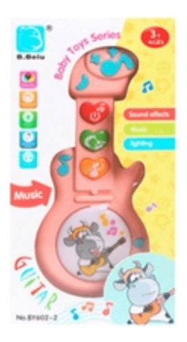 MINI GUITARRA INTERACTIVO CON LUZ Y SONIDO SEBIGUS