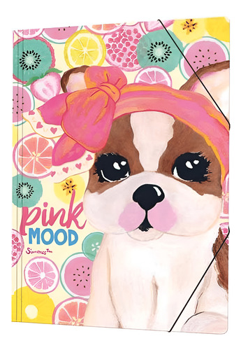 CARPETA OFICIO 3 SOLAPAS CON ELASTICO SIMONES MOOVING