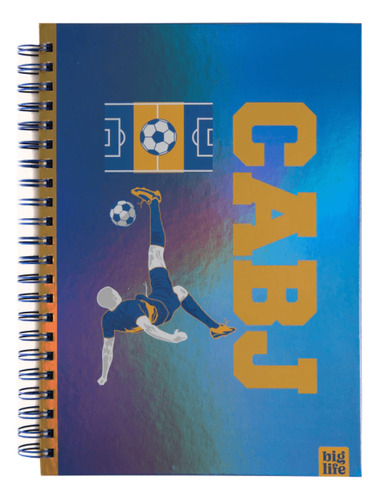 CUADERNO UNIVERSITARIO TAPA DURA BOCA JUNIORS CABJ BIG LIFE
