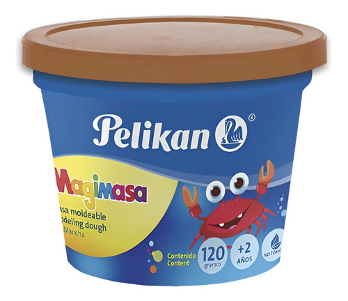 MASA MODELAR PELIKAN MAGIMASA MARRON 120GR MARRÓN OSCURO
