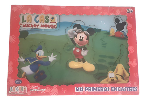 Rompecabezas Madera Didáctico Encastres Mickey Mouse Disney