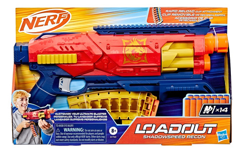 Lanzador Nerf Loadout Shadowspeed Recon Blaster