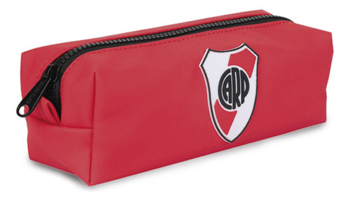 Cartuchera Mooving Rectangular River Plate 1 Cierre Canopla