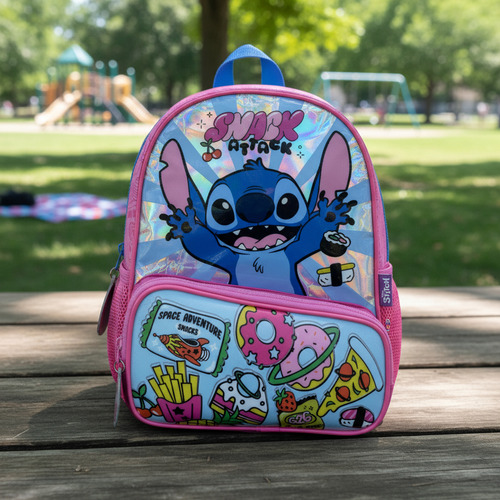 Mochila Espalda 12 Pulgadas Stitch Snack Attack Wabro
