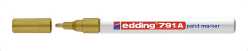 Marcador Permanente Tinta Base De Esmalte Edding 791 Dorado
