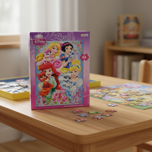 Puzzle 48 Piezas Palace Pet Princesas Disney Tapimovil