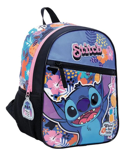 Mochila Escolar De Espalda De 12 Pulgadas Stitch Hawai Wabro