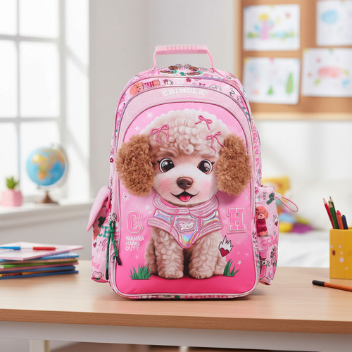 Mochila Escolar Espalda 14 Poodle Chimola