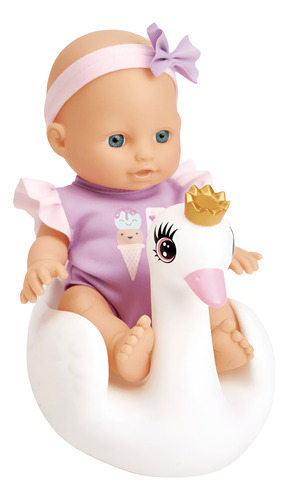 Bebe Mi Divertida Hora Del Baño Little Dolphie 20cm
