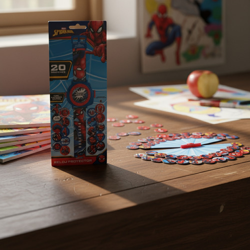 Reloj Proyector Spiderman Marvel 20 Imagenes