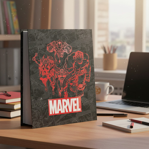 Carpeta Escolar A4 2x40 Marvel Avengers Mooving
