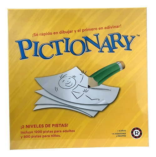 Pictionary Familiar Juego De Mesa Para Dibujar Mattel Ruibal