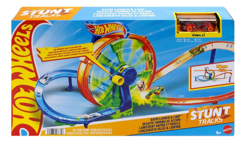 Pista Desafío Turbina De Acción Hot Wheels City Jbx65
