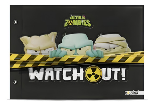 Carpeta N°5 Dibujo Dos Tapas Ultra Zombies Mooving