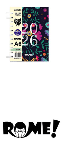 Agenda 2026 A6 Frida Dia Por Pagina Rome
