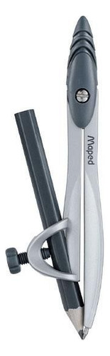 Compas Maped Sy 120 Con Abrazadera Escolar Metalico 119410 Plateado