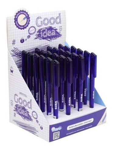 Bolígrafo Roller Borrable Wero Good Idea Tinta Azul Azul Azul