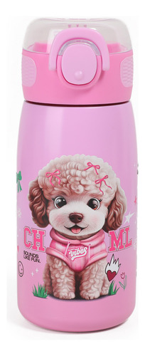 Botella Térmica 470ml Acero Inoxidable Poddle Chimola Rosa
