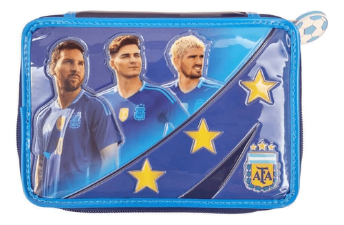 Cartuchera Escolar 1 Piso Afa Vamos La Selección Argentina