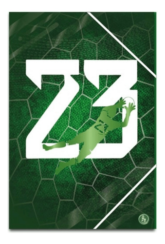 Carpeta Oficio 3 Solapas Argentina Ry Verde