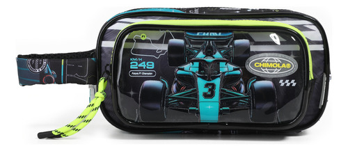 Cartuchera Canopla Racing Car Doble Bolsillo Chimola