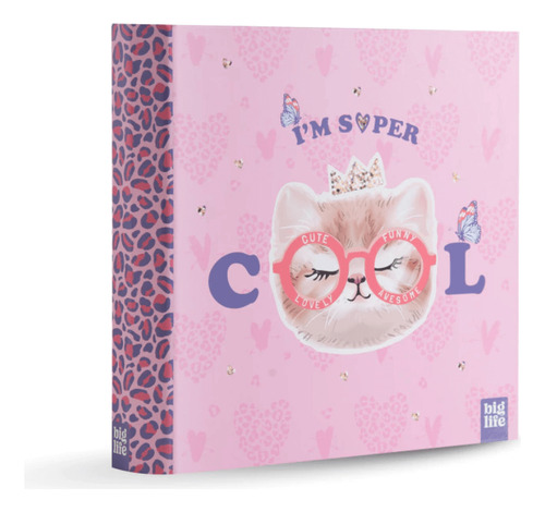 Carpeta Escolar 3x40 Gatitos Big Life