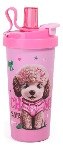 Vaso Térmico Xl Play Poodle 550ml Chimola Rosa Poodle