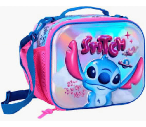 Lunchera Cute Stitch 3d Wabro Azul Stitch Cute 3d