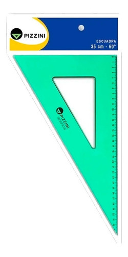 Escuadra Pizzini 3732 De 35 Cm. X 60 Verde